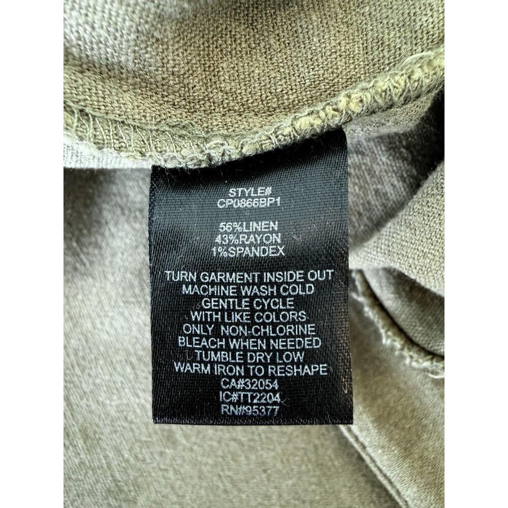 Sanctuary Sunset Linen Blend Pants in Trail Green - Size 30 - Picture 7 of 12